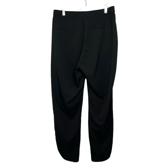 Marine Layer Allison Black Modal Blend Pull On Dolphin Hem Ankle Pants Women’s M - Picture 4 of 10